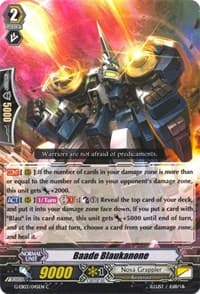 Baade Blaukanone - G-EB03: The GALAXY STAR GATE - Cardfight Vanguard card