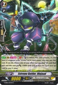 Extreme Battler, Ninjaad - G-EB03: The GALAXY STAR GATE - Cardfight Vanguard card