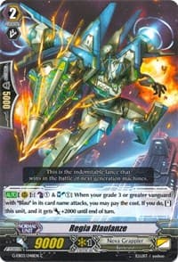 Regia Blaulanze - G-EB03: The GALAXY STAR GATE - Cardfight Vanguard card