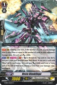 Vesta Blauklinge - G-EB03: The GALAXY STAR GATE - Cardfight Vanguard card