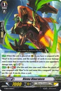 Riema Blaurakete - G-EB03: The GALAXY STAR GATE - Cardfight Vanguard card