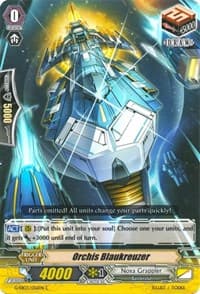 Orchis Blaukreuzer - G-EB03: The GALAXY STAR GATE - Cardfight Vanguard card