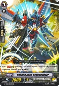 Cosmic Hero, Grandgunner - G-EB03: The GALAXY STAR GATE - Cardfight Vanguard card