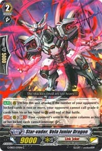 Star-vader, Vela Junior Dragon - G-EB03: The GALAXY STAR GATE - Cardfight Vanguard card