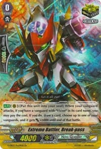 Extreme Battler, Break-pass - G-EB03: The GALAXY STAR GATE - Cardfight Vanguard card