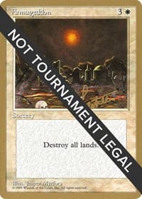 Armageddon - 1996 Bertrand Lestree (4ED) - World Championship Decks - Magic: The Gathering card