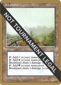 Brushland - 1996 Bertrand Lestree (ICE) - World Championship Decks - Magic: The Gathering card