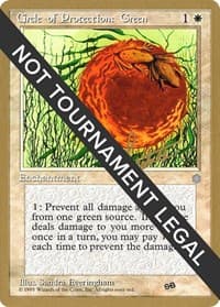 Circle of Protection: Green - 1996 Bertrand Lestree (ICE) (SB) - World Championship Decks - Magic: The Gathering card