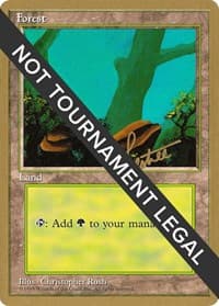 Forest (A) - 1996 Bertrand Lestree (4ED) - World Championship Decks - Magic: The Gathering card