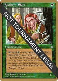 Fyndhorn Elves - 1996 Bertrand Lestree (ICE) - World Championship Decks - Magic: The Gathering card