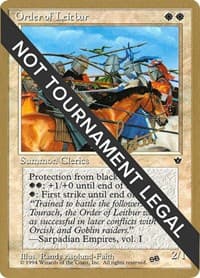 Order of Leitbur (Group) - 1996 Bertrand Lestree (FEM) (SB) - World Championship Decks - Magic: The Gathering card