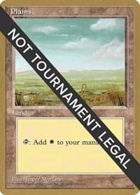 Plains (C) - 1996 Bertrand Lestree (4ED) - World Championship Decks - Magic: The Gathering card
