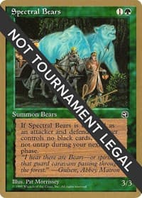 Spectral Bears - 1996 Bertrand Lestree (HML) - World Championship Decks - Magic: The Gathering card