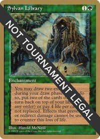 Sylvan Library - 1996 Bertrand Lestree (4ED) - World Championship Decks - Magic: The Gathering card