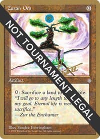 Zuran Orb - 1996 Bertrand Lestree (ICE) - World Championship Decks - Magic: The Gathering card
