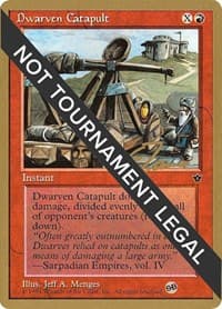 Dwarven Catapult - 1996 Eric Tam (FEM) (SB) - World Championship Decks - Magic: The Gathering card