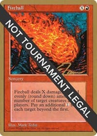 Fireball - 1996 Eric Tam (4ED) - World Championship Decks - Magic: The Gathering card