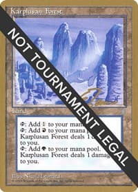 Karplusan Forest - 1996 Eric Tam (ICE) - World Championship Decks - Magic: The Gathering card