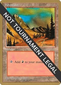Mountain (C) - 1996 Eric Tam (4ED) - World Championship Decks - Magic: The Gathering card