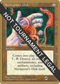 Nevinyrral's Disk - 1996 Eric Tam (4ED) (SB) - World Championship Decks - Magic: The Gathering card