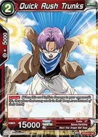 Quick Rush Trunks - Cross Worlds - Dragon Ball Super: Masters card