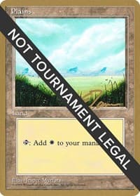 Plains (A) - 1996 Eric Tam (4ED) - World Championship Decks - Magic: The Gathering card