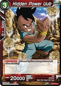 Hidden Power Uub - Cross Worlds - Dragon Ball Super: Masters card