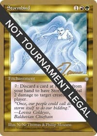 Stormbind - 1996 Eric Tam (ICE) - World Championship Decks - Magic: The Gathering card