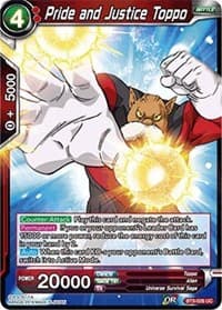Pride and Justice Toppo - Cross Worlds - Dragon Ball Super: Masters card