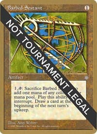 Barbed Sextant - 1996 George Baxter (ICE) - World Championship Decks - Magic: The Gathering card