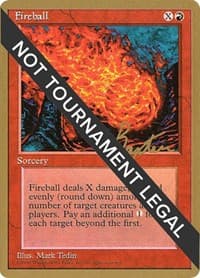 Fireball - 1996 George Baxter (4ED) - World Championship Decks - Magic: The Gathering card
