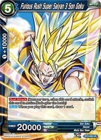 Furious Rush Super Saiyan 3 Son Goku - Cross Worlds - Dragon Ball Super: Masters card