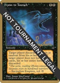 Hymn to Tourach (Wolf) - 1996 George Baxter (FEM) - World Championship Decks - Magic: The Gathering card