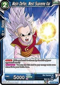 Majin Defier, West Supreme Kai - Cross Worlds - Dragon Ball Super: Masters card