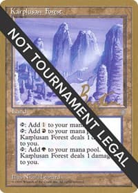 Karplusan Forest - 1996 George Baxter (ICE) - World Championship Decks - Magic: The Gathering card
