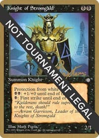 Knight of Stromgald - 1996 George Baxter (ICE) - World Championship Decks - Magic: The Gathering card