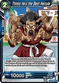 Thinks He's the Best Hercule - Cross Worlds - Dragon Ball Super: Masters card