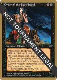 Order of the Ebon Hand (Rush) - 1996 George Baxter (FEM) - World Championship Decks - Magic: The Gathering card