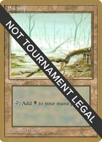 Swamp (A) - 1996 George Baxter (4ED) - World Championship Decks - Magic: The Gathering card