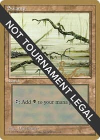 Swamp (C) - 1996 George Baxter (4ED) - World Championship Decks - Magic: The Gathering card
