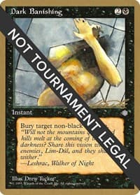 Dark Banishing - 1996 Leon Lindback (ICE) - World Championship Decks - Magic: The Gathering card