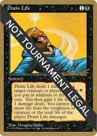 Drain Life - 1996 Leon Lindback (4ED) - World Championship Decks - Magic: The Gathering card