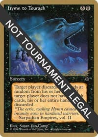 Hymn to Tourach (Wolf) - 1996 Leon Lindback (FEM) - World Championship Decks - Magic: The Gathering card