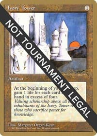 Ivory Tower - 1996 Leon Lindback (4ED) - World Championship Decks - Magic: The Gathering card