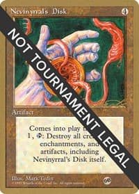 Nevinyrral's Disk - 1996 Leon Lindback (4ED) (SB) - World Championship Decks - Magic: The Gathering card