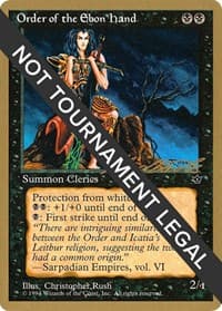 Order of the Ebon Hand (Rush) - 1996 Leon Lindback (FEM) - World Championship Decks - Magic: The Gathering card