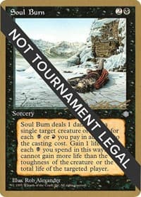 Soul Burn - 1996 Leon Lindback (ICE) - World Championship Decks - Magic: The Gathering card
