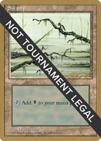 Swamp (C) - 1996 Leon Lindback (4ED) - World Championship Decks - Magic: The Gathering card