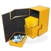 Deck Locker LX - Yellow - BCW Deck Boxes - Deck Boxes card