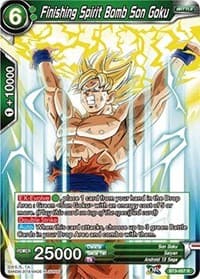 Finishing Spirit Bomb Son Goku - Cross Worlds - Dragon Ball Super: Masters card